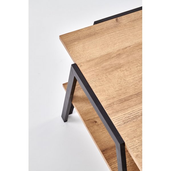 Pavia salongbord 113x 63 cm - Eik/sort Pavia salongbord 113x 63 cm - Eik/sort
