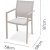 Urbanite spisegruppe med spisebord 207 cm og 8 st stable spisestoler - Beige