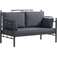 Hampus 2-seters utesofa - Svart/antrasitt Hampus 2-seters utesofa - Svart/antrasitt
