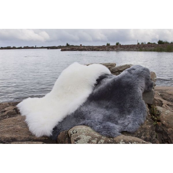 Gently langhåret saueskinn- Hvit Gently langhåret saueskinn- Hvit