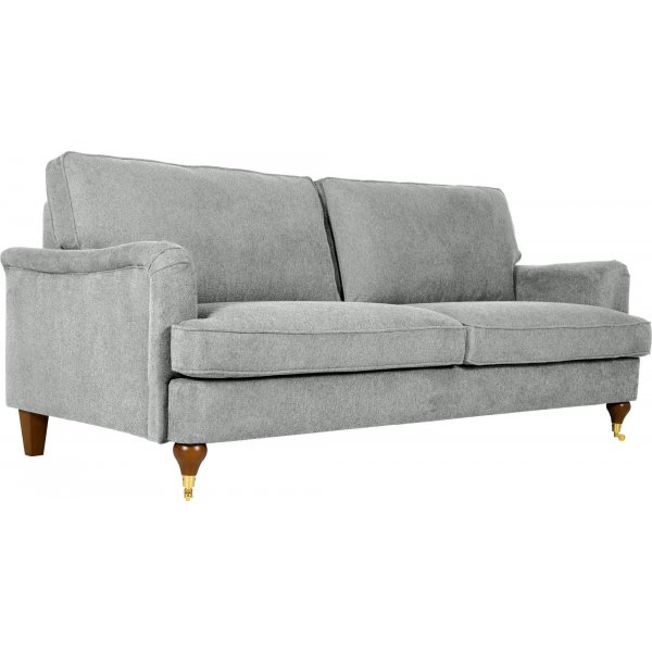 Sofa 210 cm bred Howard Watford Deluxe - Gr� + Tekstilpleie for m?bler
