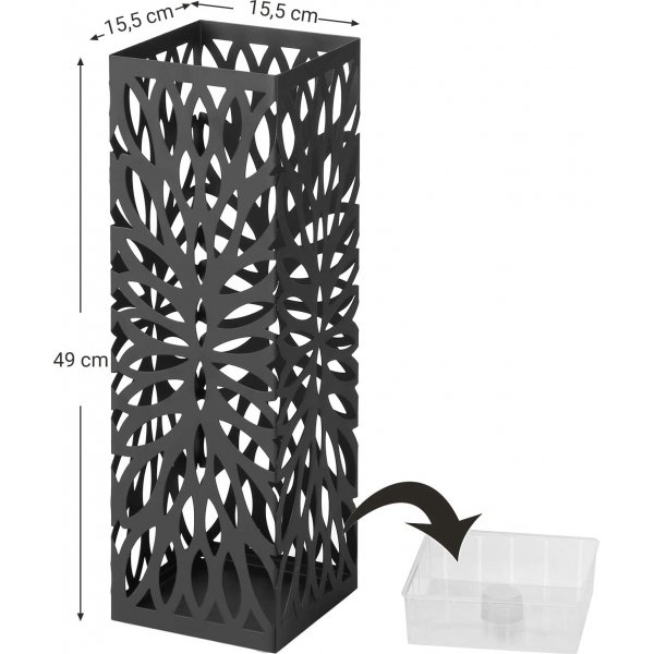 Eldana paraplystativ - svart