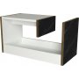 Ravenna sidebord - Hvit/gull/svart