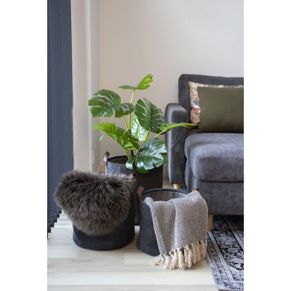 Augusta kurv - Gr� - 3 stk