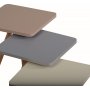 Trippelsett bord 34 x 34 cm - Cappuccino/gr/krem