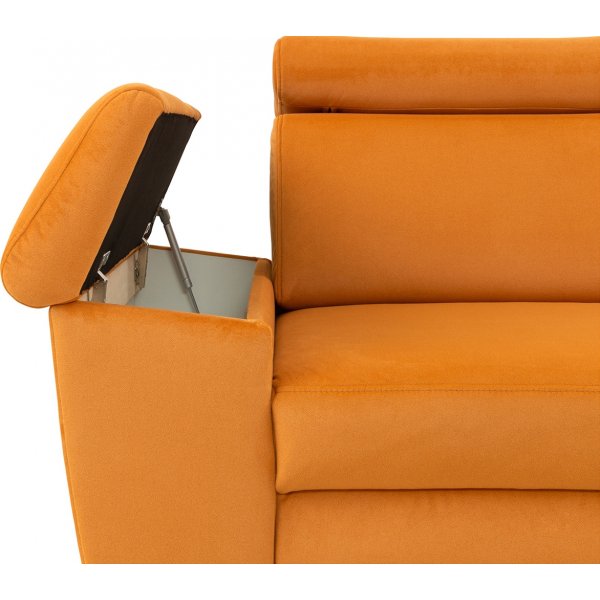 Santi sovesofa høyre - Oransje Santi sovesofa høyre - Oransje