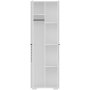 Asimo garderobe 60 x 44,6 x 183 cm - Hvit