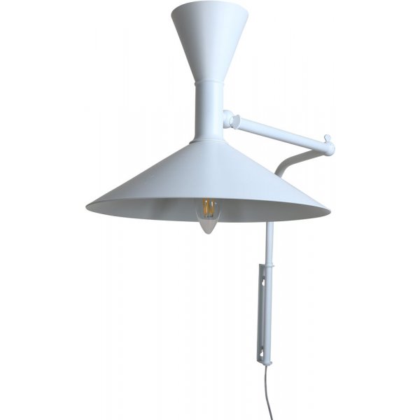 Strängnäs vegglampe - Hvit Strängnäs vegglampe - Hvit