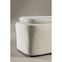 Laurel puff - Hvit boucle