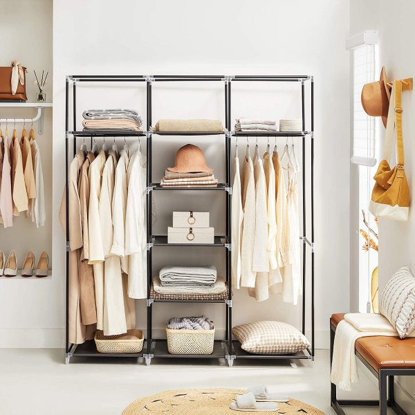 Katerina garderobe 150 x 175 cm - Sort Katerina garderobe 150 x 175 cm - Sort