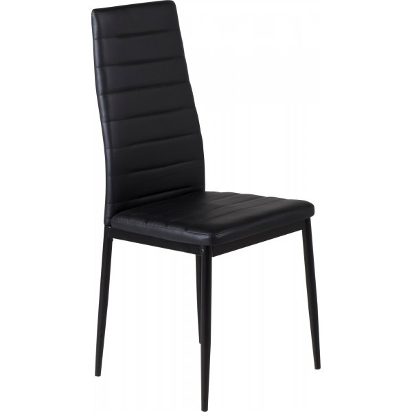 Shady spisestol - Svart PU