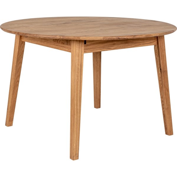 Metz spisebord 118-158 x 118 cm - Oljet eik
