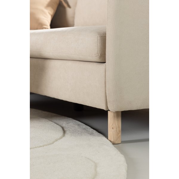 Zero hjørnesofa 295 cm - Beige Zero hjørnesofa 295 cm - Beige