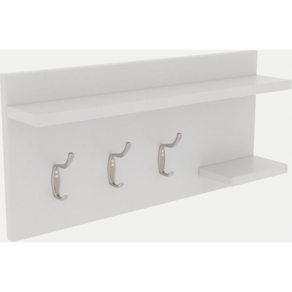 Tarzan vegghylle - Hvit