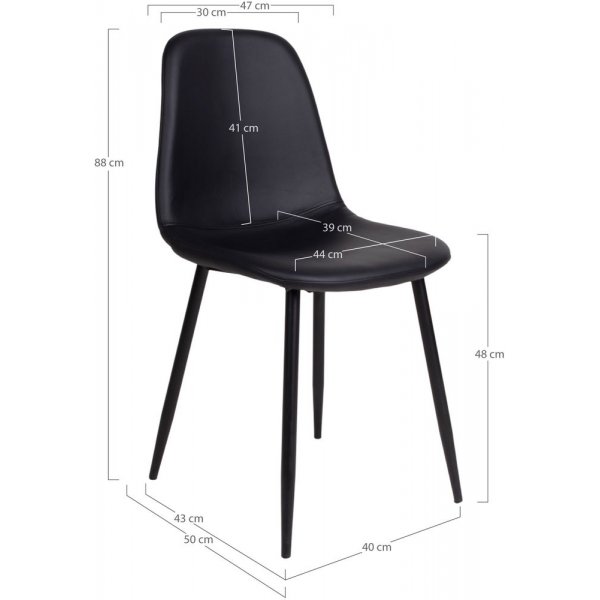 Stockholm Spisestol - Svart Stockholm Spisestol - Svart