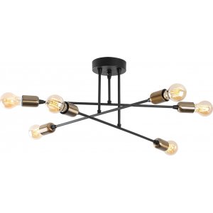 Utvidet taklampe 1501 - Sort