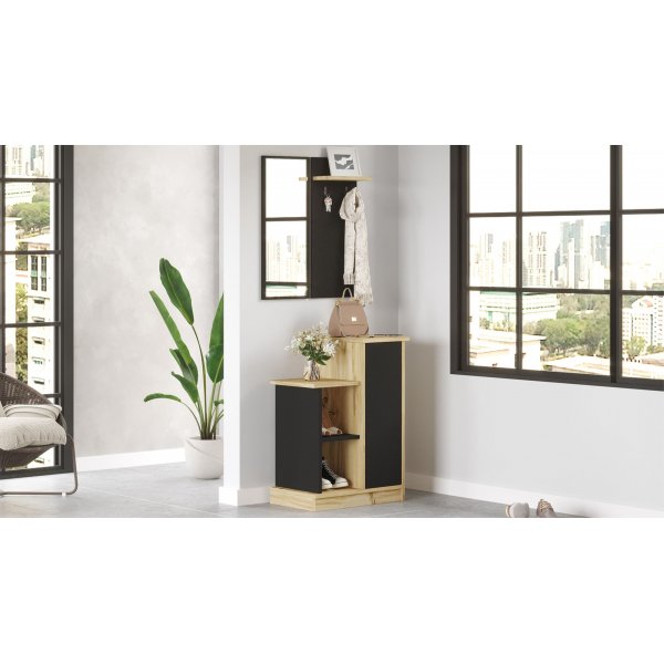 Charlotte gangm�bel - Valn�tt/svart