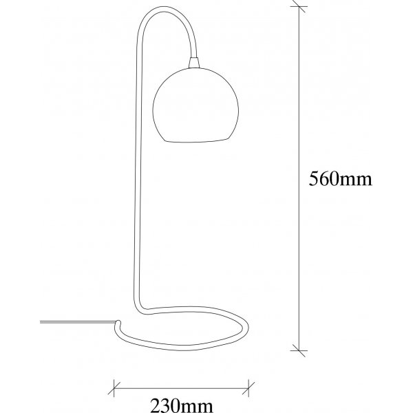 Yllan bordlampe - Svart Yllan bordlampe - Svart
