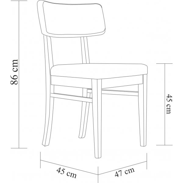 Scott spisestol - Eik Scott spisestol - Eik