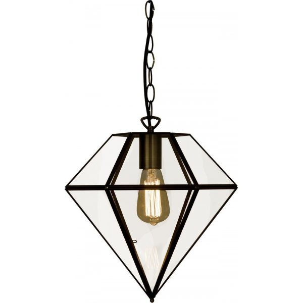 Taklampe Sibyll - Antikk/klar