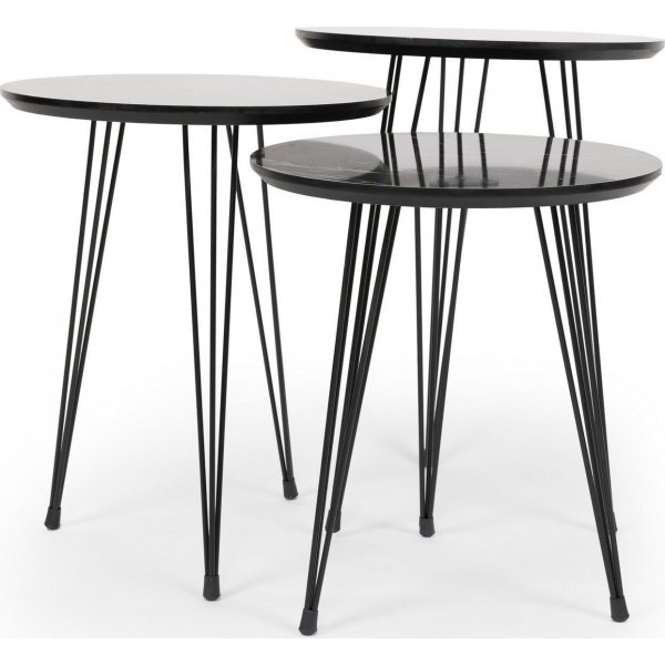 Sia settbord - Gr/svart