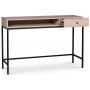 Stilo V.2 Skrivebord - Whitewashed / Svart metall