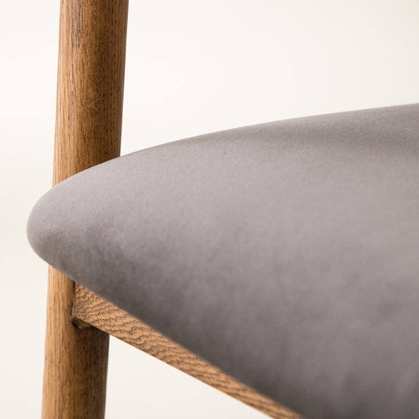 Långön spisestuestol - Eik/grå Långön spisestuestol - Eik/grå