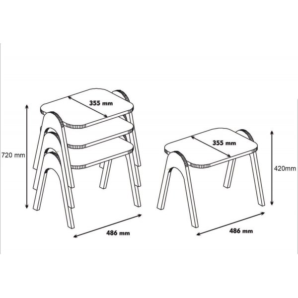 Paris settbord - Valntt