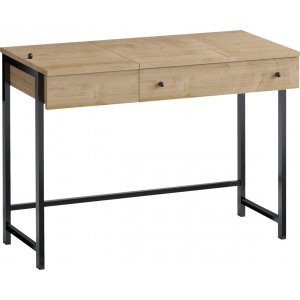 Pura skrivebord Eik/svart - 100 x 45 cm