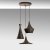 Tom taklampe 3556 - Vintage