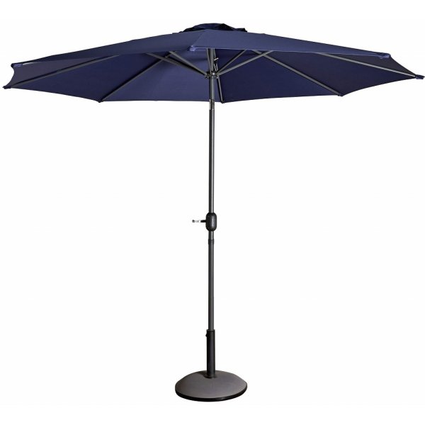 Parasoll Cali D300 cm i aluminium - Bl