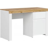Holten skrivebord 130,2 x 56,5 cm - Hvit/eik