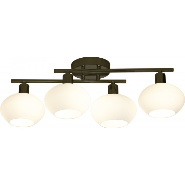 Elba plafond - Sort/Opal hvit