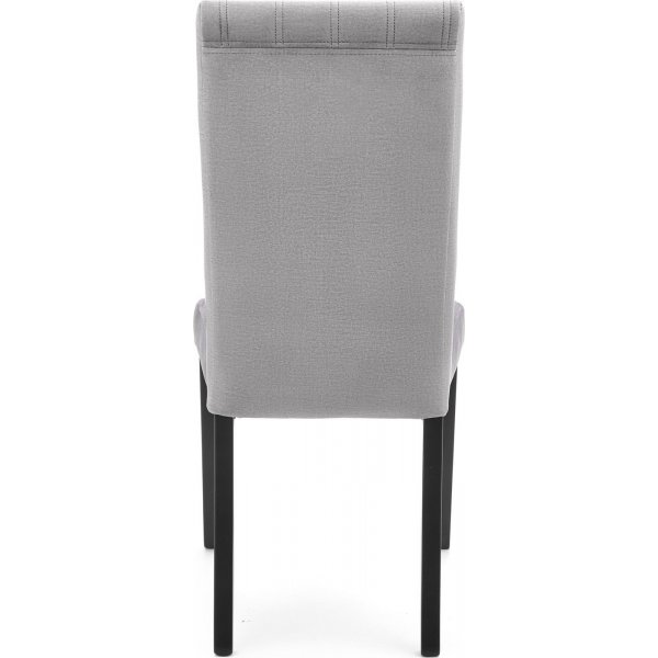 Stol Heather - Lys gr� fl�yel & svart