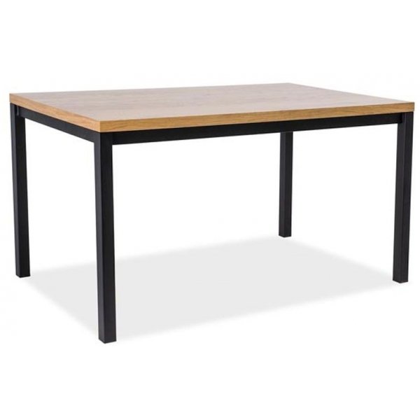 Whisper 180 cm spisebord - Sort/eik
