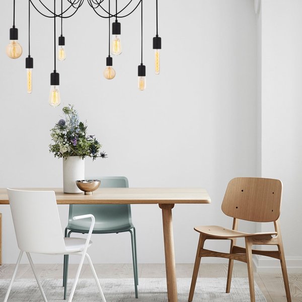 Kaluv taklampe 929 - Sort Kaluv taklampe 929 - Sort