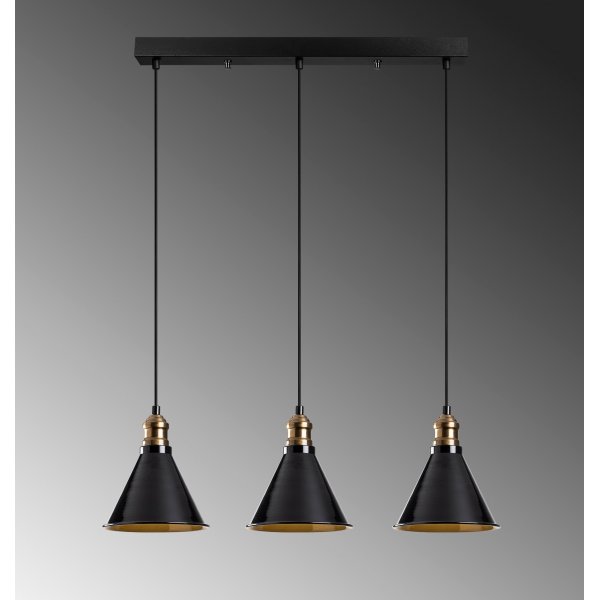 Berkeley taklampe 251-S1 - Sort Berkeley taklampe 251-S1 - Sort