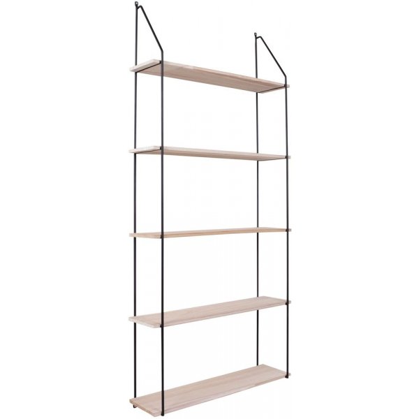 Eindhoven vegghylle - Svart/Finr