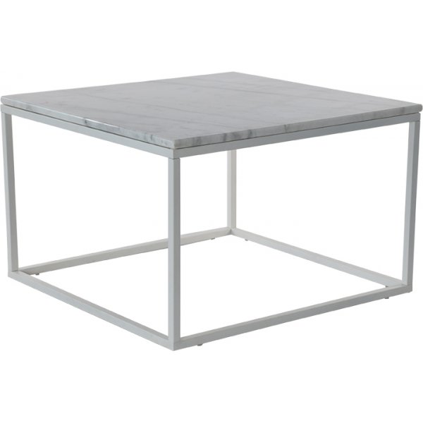 Accent sofabord 75 - Hvit marmor