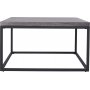 Betong salongbord, 90 cm - Svart