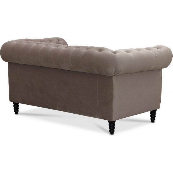 Chesterfield Cambridge 2-seters sofa - Sandfarget fl�yel