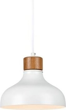 May Taklampe - Hvit/Eik