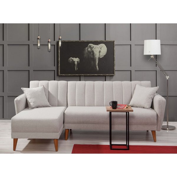 Aqua divansovesofa, venstre - Beige Aqua divansovesofa, venstre - Beige