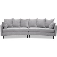 Gotland 4-seter buet sofa 301 cm - Oxford grå