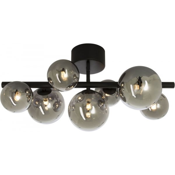 Plafond Molekyl - Svart/rykgr