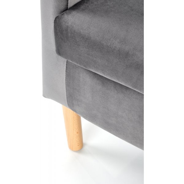Lenestol Seal - Grå fløyel Lenestol Seal - Grå fløyel