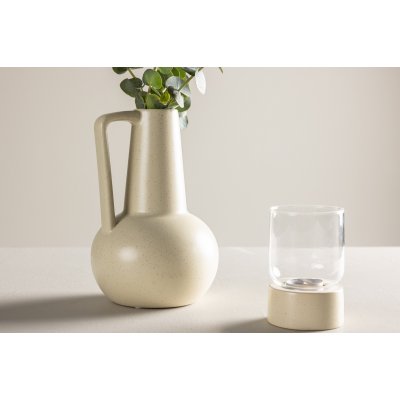 Lane vase - Beige/Sort