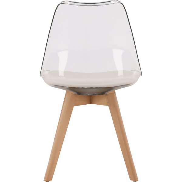 Edvin spisestol - Hvit/bjørk Edvin spisestol - Hvit/bjørk