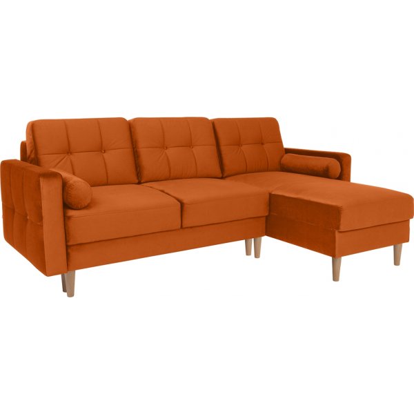 Noret sovesofa divansofa - Oransje rød Noret sovesofa divansofa - Oransje rød