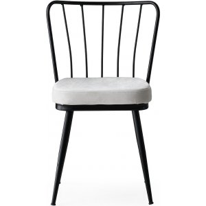 Ylva stol - svart/lys gr